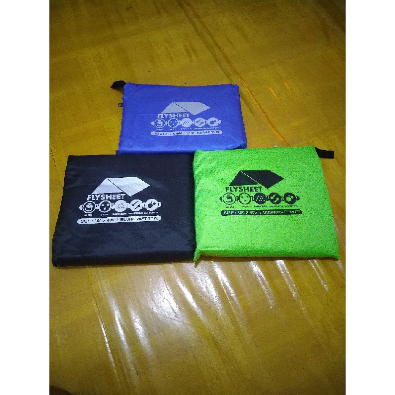 FLYSHEET TENDA DOME WATERPROOF UKURAN 3x3 dan 3x4 METER