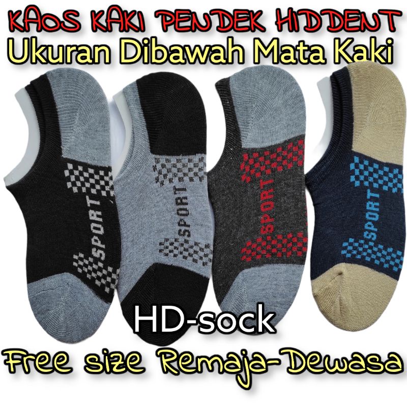 KAOS KAKI BALET INVISIBLE / KAOS KAKI PENDEK / HIDDEN SOCK ( pria &amp; wanita )