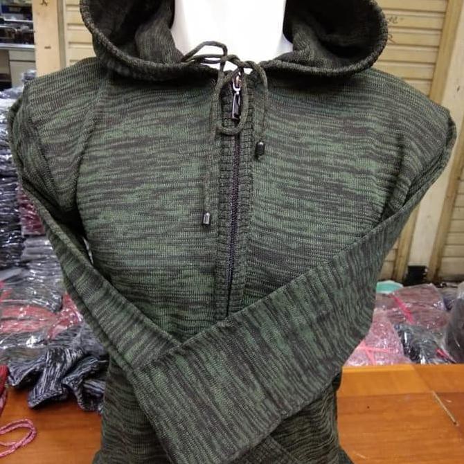 3TLV JAKET SWEATER RAJUT PRIA / JAKET ARIEL ZIPPER THUMBHOLE RESLETING LV8I
