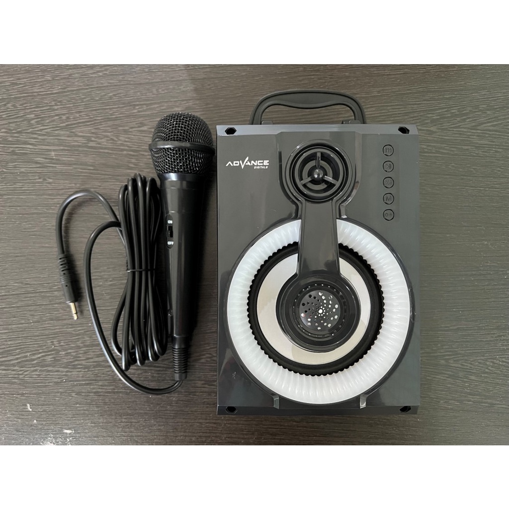 Speaker Advance S-50 S50 Bluetooth Music Box Karaoke Free Mic