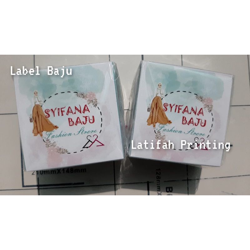 

LABEL/Label Baju/Label produk/hang tag
