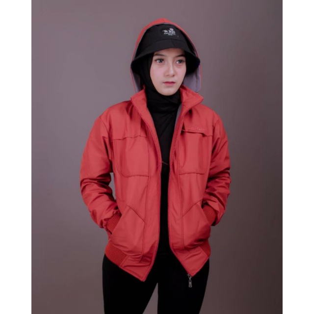 Jaket Wanita Taslan Waterproof Anti Air | OOTD Jaket Wanita/Cewek Hijab Non Hijab