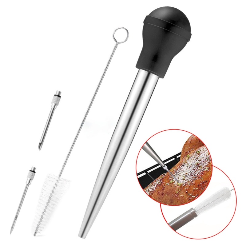 Zzz Baster / Baster / Suntikan Bahan Stainless Steel + Silikon Untuk Memasak / Membuat Kue