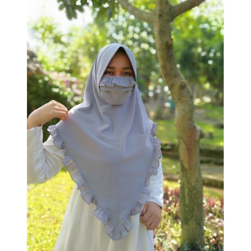 Hijab jilbab masker | kerudung masker