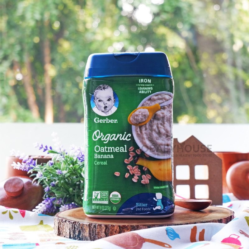 gerber organic oatmeal banana