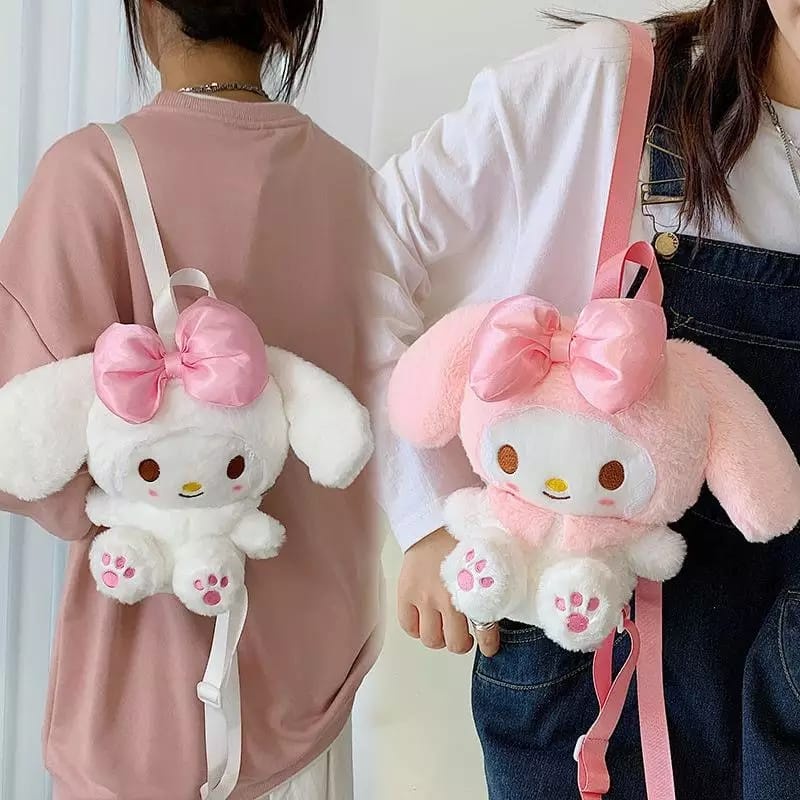 Diobrale - Tas Ransel Anak Gadis Imut Boneka Bulu Lucu Fashion Anak Murah Ransel Gendong Anak Perempuan Populer 2022