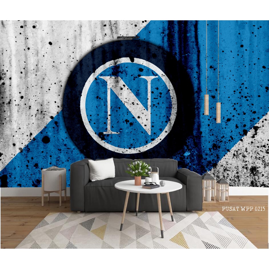Print Wallpaper Dinding 3d motif Sepak Bola