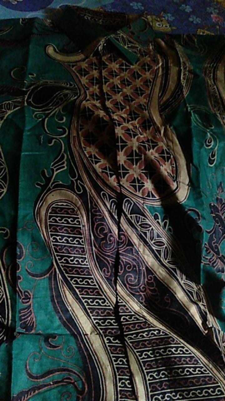 Kemeja Batik Pria Lengan Panjang Size M L Xl Xxl Bswart Batik Hrb026 Kenango Panjang Padi