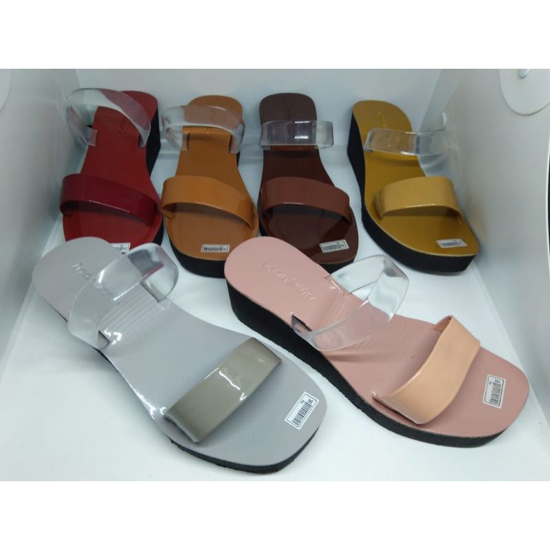 SANDAL WEDGES SLOP WANITA TERBARU2021 1 kodi