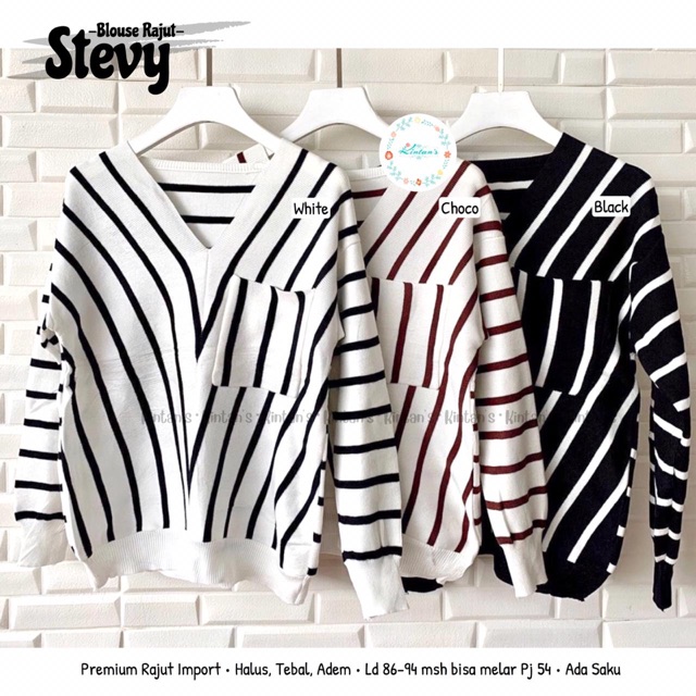 Blous Rajut Stevy by Kintan’s