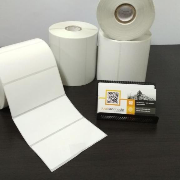 

✴ KERTAS STICKER LABEL PRINTER BARE 100 X 50 MM - 1 LINE - SEMICOATED ♜