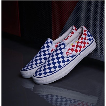 red & white checkered vans