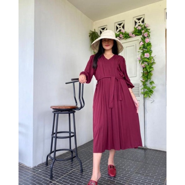 MIDI dress resleting Daster midi jumbo, daster midi murah, daster dress, midi dress rayon,midid dres
