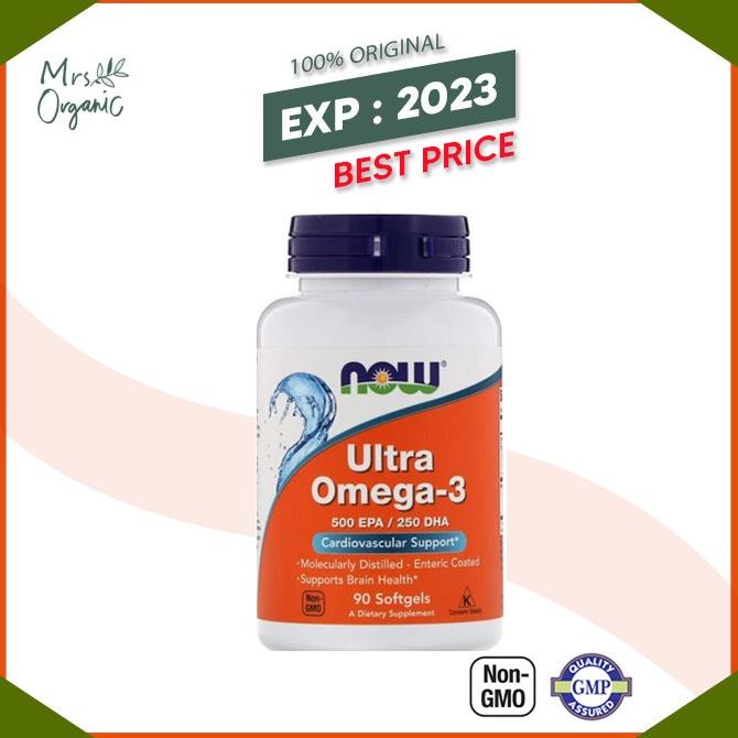 NOW ULTRA OMEGA-3 500 EPA/250 DHA NOW 90 SOFTGELS Lc