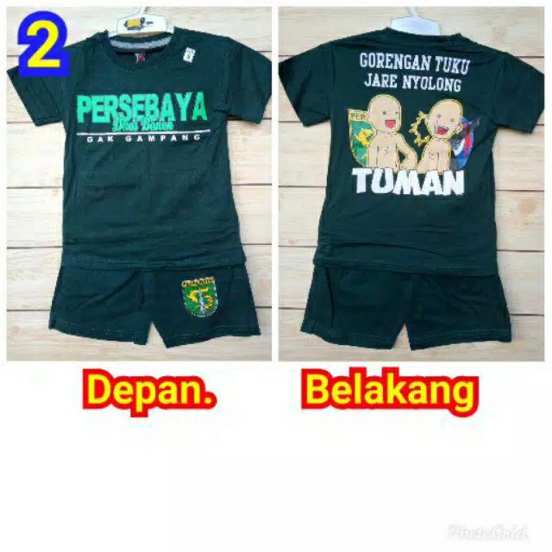 SETELAN BONEK ANAK PERSEBAYA KIDS