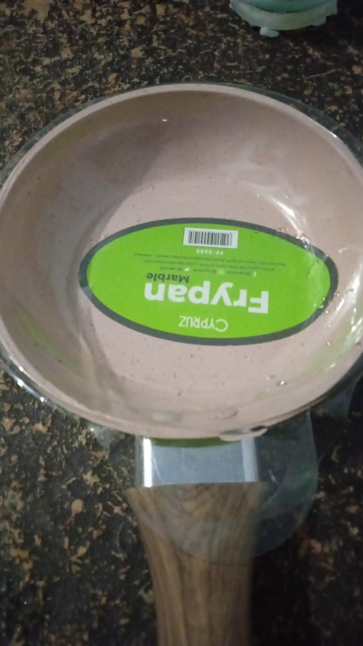 Cypruz Frypan Marble/kramik Mini Anti Lengket 12cm/14cm/16cm Induksi