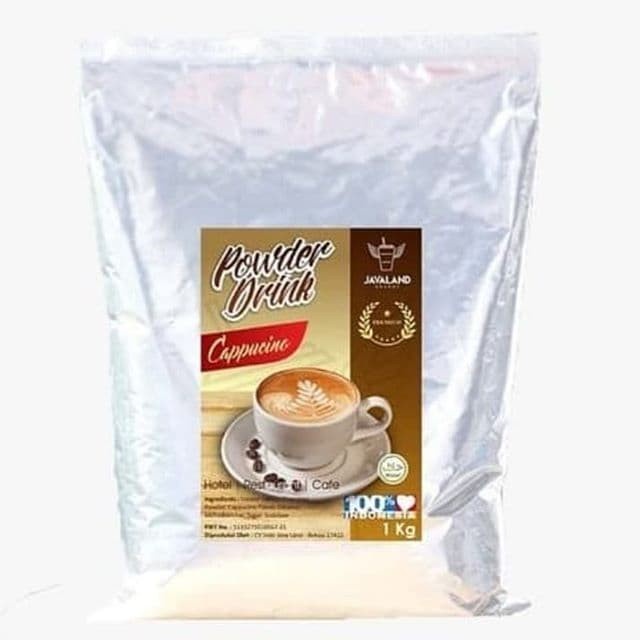 

DISKON - (BISA COD) BUBUK MINUMAN RASA CAPPUCINO 1KG