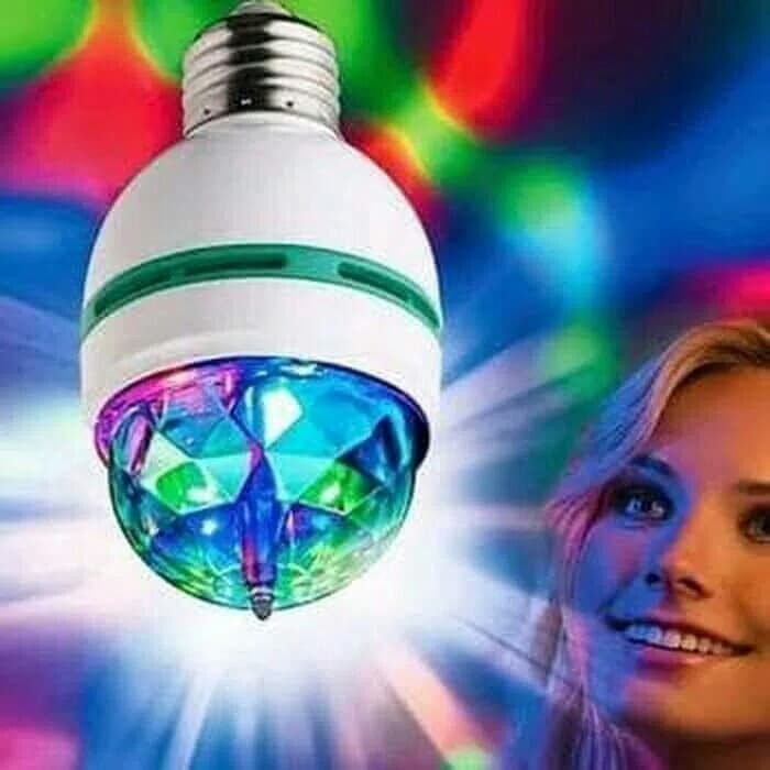 LAMPU DISCO LED FITTING TUMBLR MINI OTOMATIS DISKO WARNA-WARNI ALLP-01