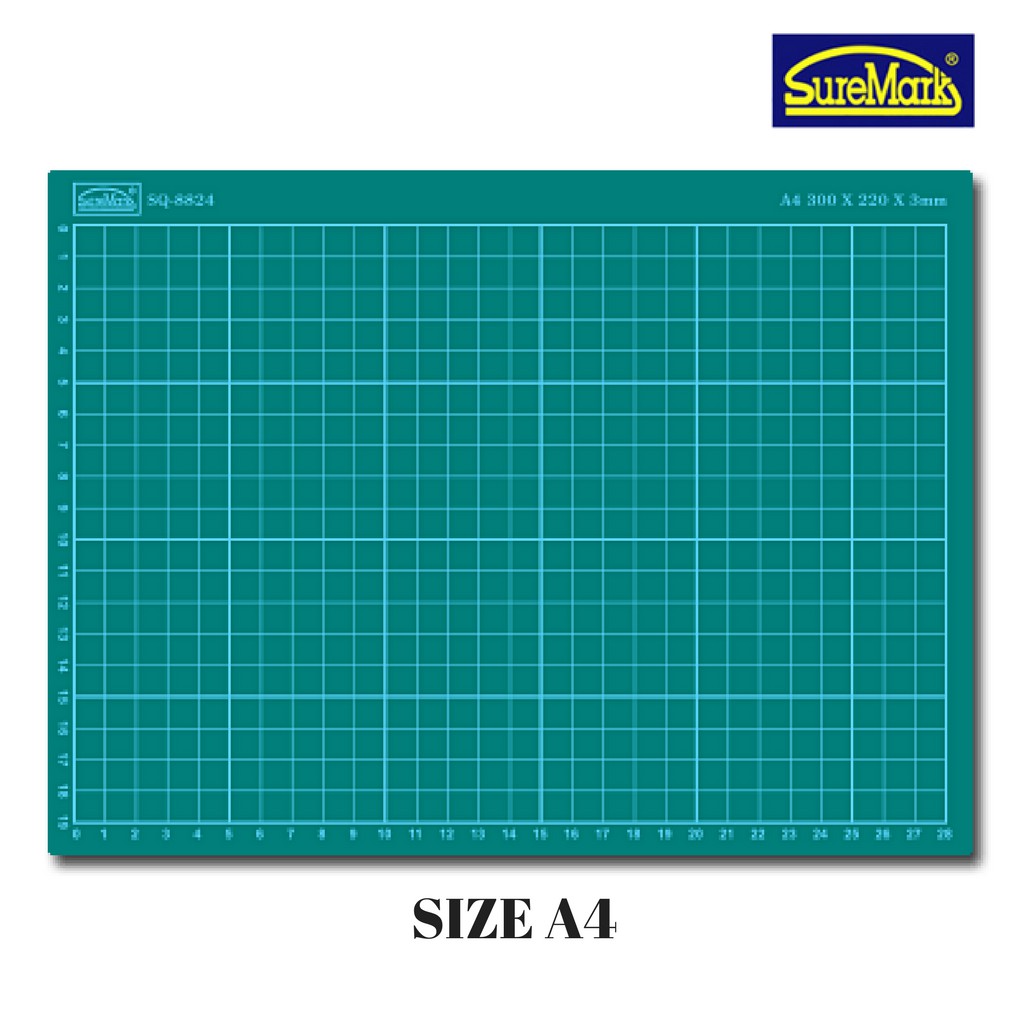 

Suremark Cutting Mat Size A4 - SQ8824