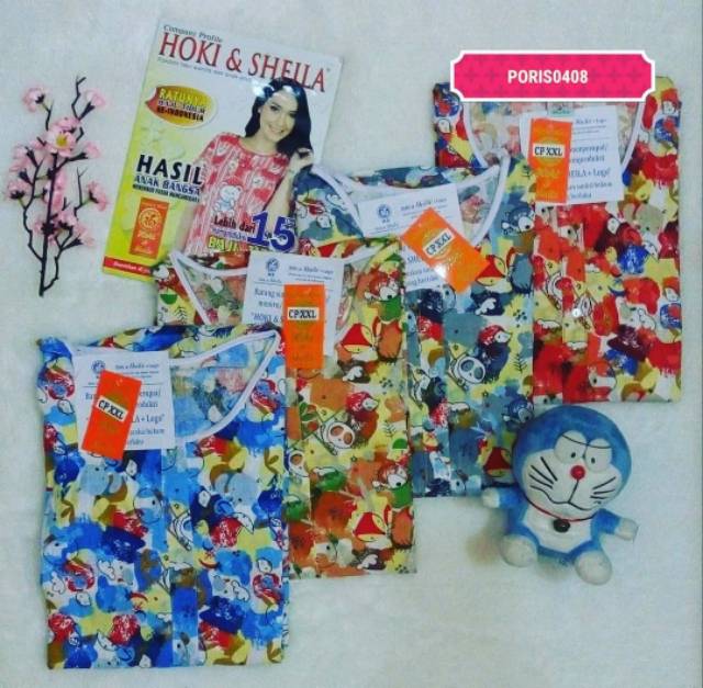 [GROSIR 4] CP-XXL Jumboo Baju Tidur/Piyama katun Wanita &quot;Hoki &amp; Sheila/Hoki/Hokison&quot;