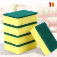 SPON CUCI PIRING SABUT PEMBERSIH SPONGE CUCI PIRING 2 SISI SPONS CUCI KILAU SERBAGUNA