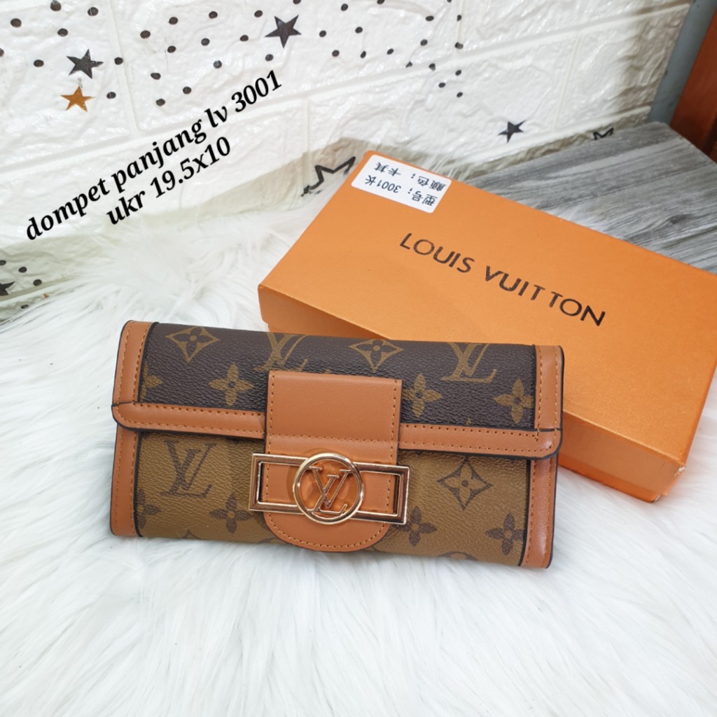 DOMPET LV WANITA  IMPORT FREEBOX Shopee Indonesia  DOMPET LV WANITA  IMPORT FREEBOX Shopee Indonesia