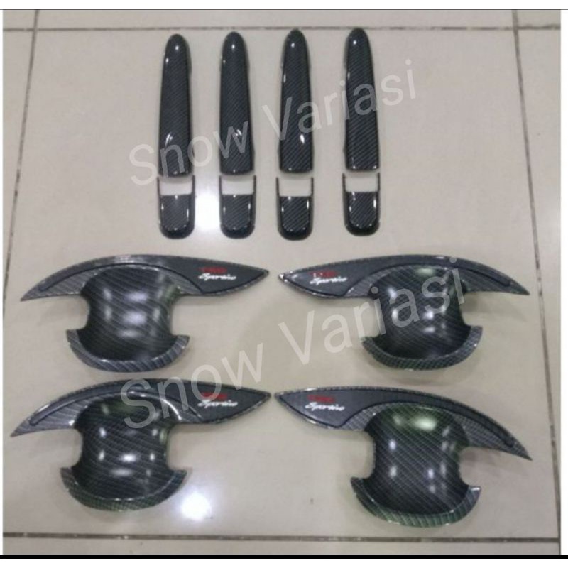 Paket Outer Handle Trd Sportivo Calya Sigra 2016 2018 2022 2023 Carbon