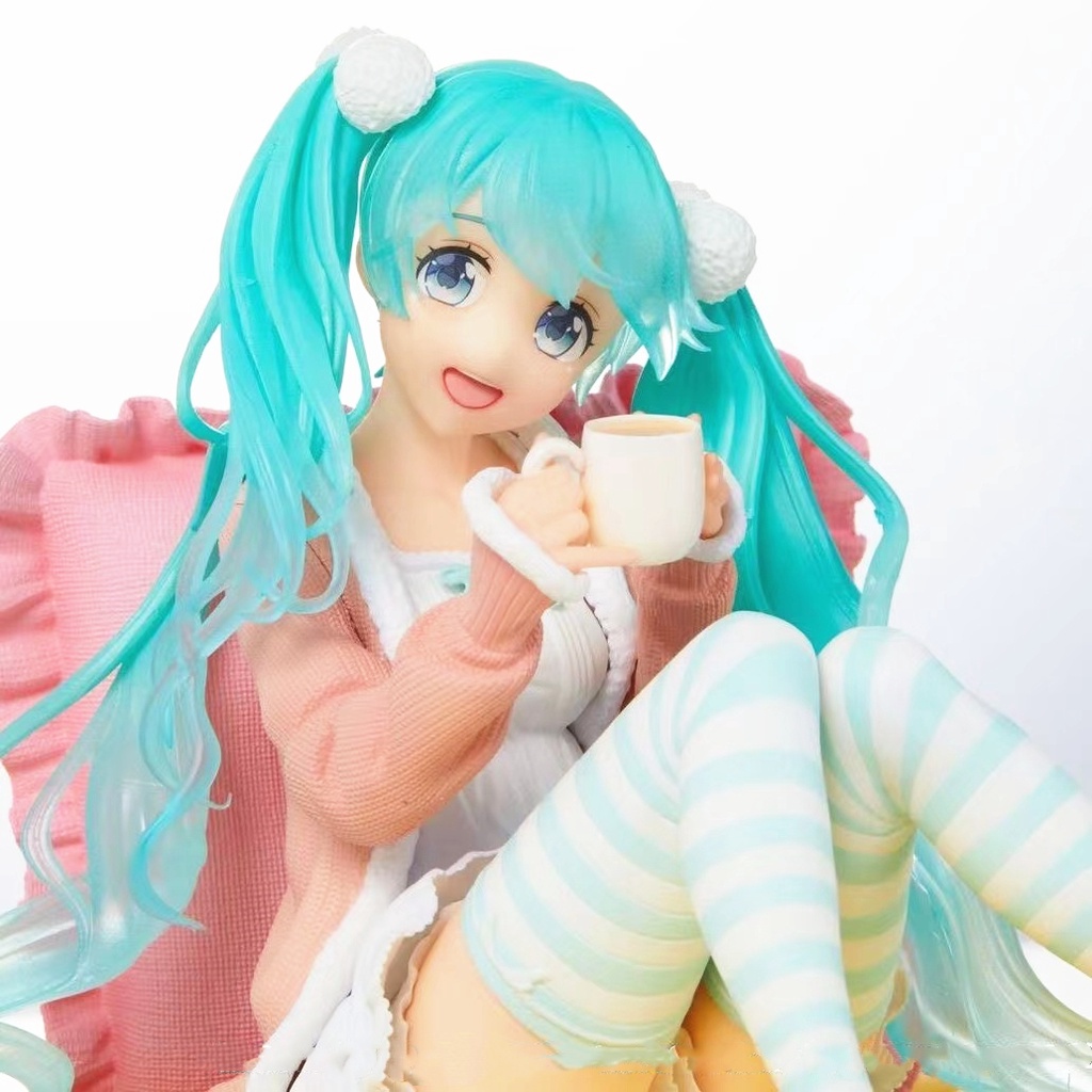 2022 Mainan Action Figure Anime Hatsune Miku Virtual Singer Miku Manga Patung 12-20CM Bahan PVC Untuk Koleksi