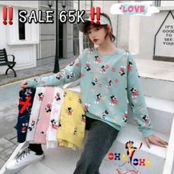 ‼️SALE‼️KAOS CHANEL MICKEY / KAOS MICKEY MOUSE / KAOS IMPORT / KAOS LENGAN PANJANG