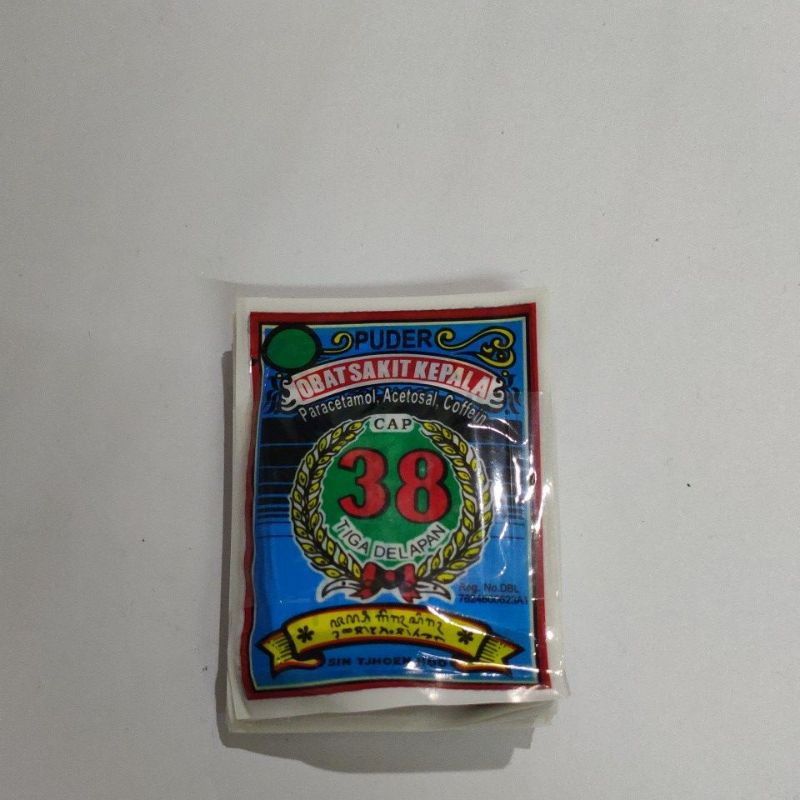 puder 38 - obat sakit kepala
