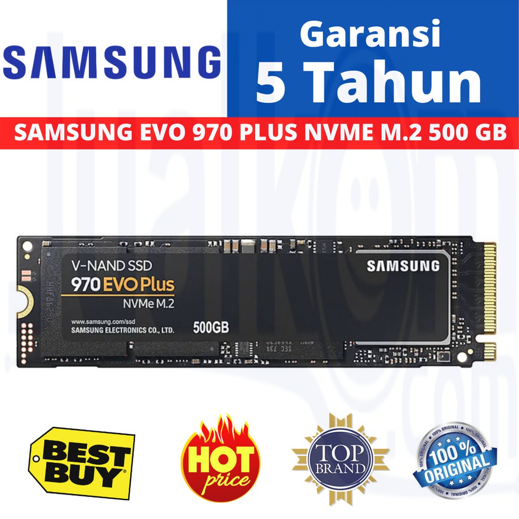 Samsung SSD 970 EVO Plus PCIe 500GB NVMe M.2 2280