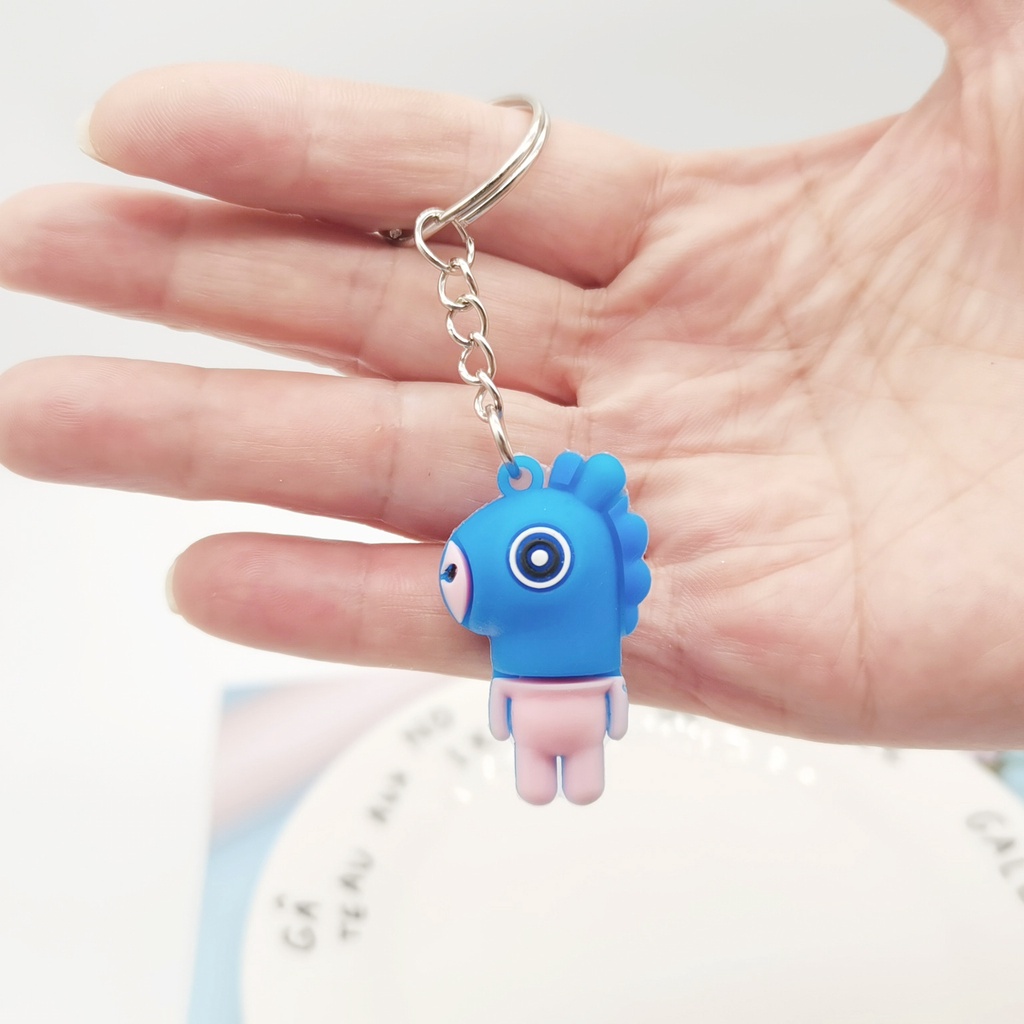 Bt21 Keyring Kpop - Rj Shooky Mang Koya Chimmy Cooky Van Tata - Bts