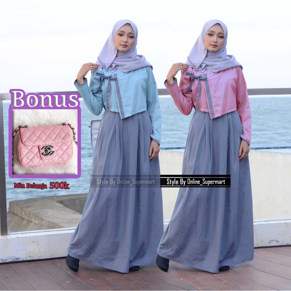 Gamis Couple Baju Muslim Model Korea