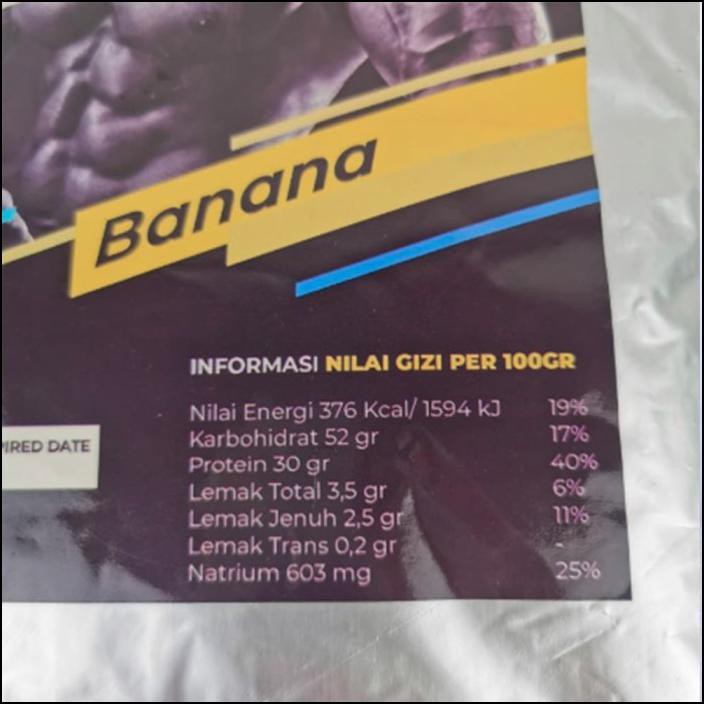 

WHEY MUGRO SUSU BUBUK PROTEIN CONCENTRATE MILK POWDER 1KG RASA BANANA