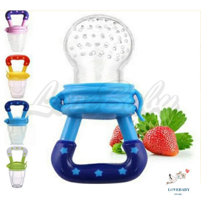 [1KG 37PCS] LBS Empeng Buah Bayi Fruit Feeder Pacifier Dot