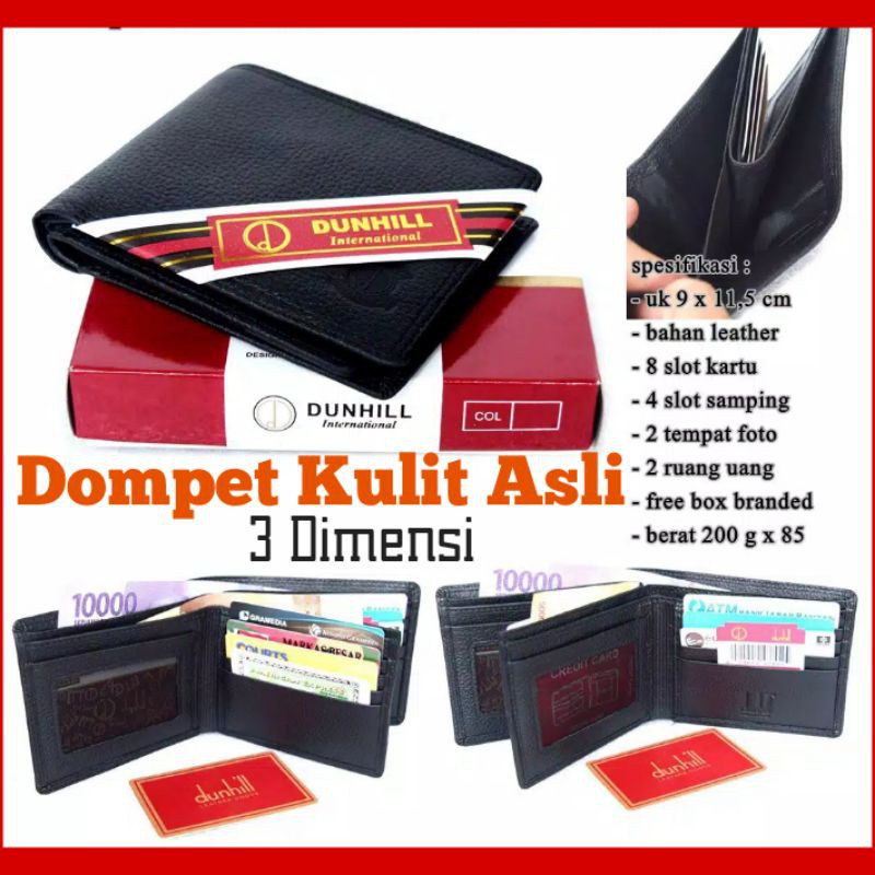 Dompet Pria Kulit Asli / Dompet kulit asli Pria Termurah / Dompet kulit pria / Dompet pria Terlaris