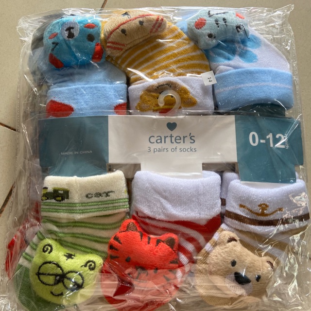 Kaos kaki boneka bayi 0-6 bulan