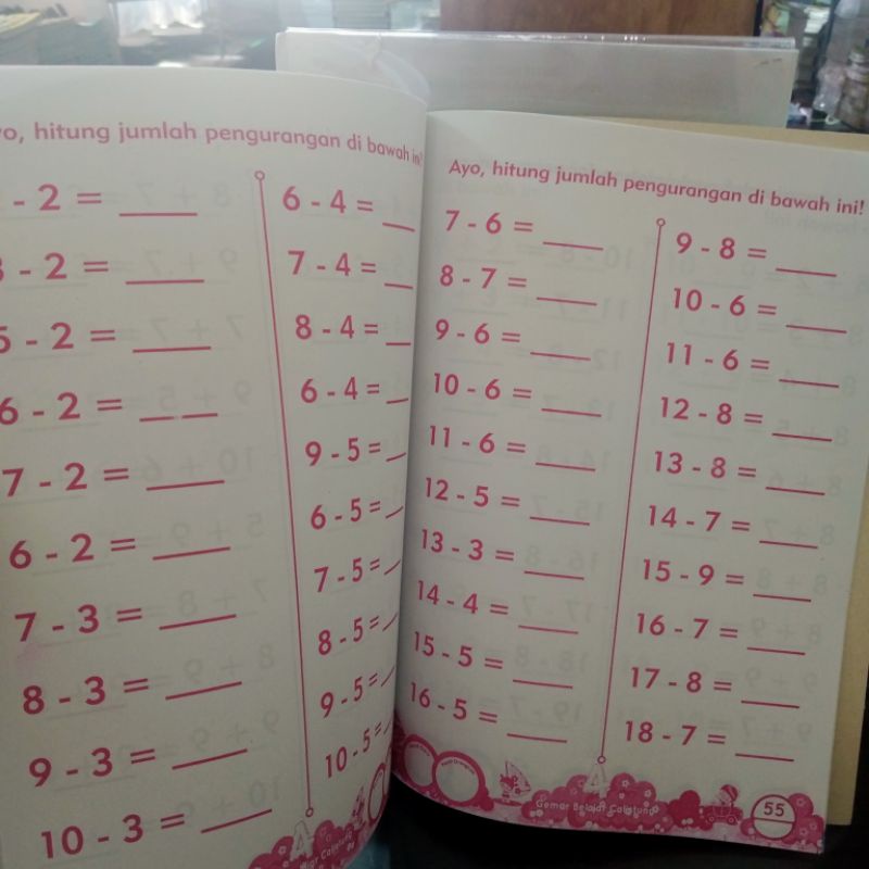 buku gemar belajar calistung 64 halaman (21×30cm)