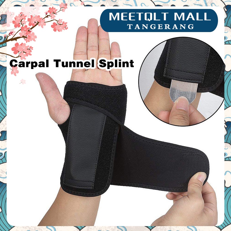 Carpal Tunnel Splint Brace Deker Pergelangan Tangan Wrist Belat Pergelangan Tangan Bracer CTS Orthotic