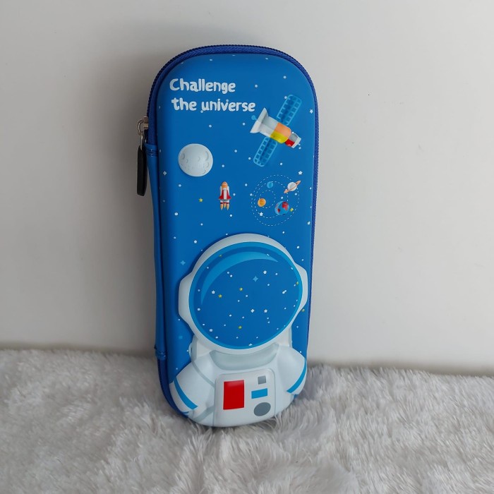 

(BISA COD) Tempat pensil kotak pensil 3D Unicorn Hardtop Pencil Case - Astro New Blue