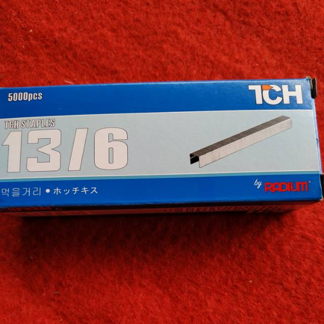 

Isi Staples / Refill Staples / Staples Jok / Gun Tacker 13 /6 Ukuran 6 mm Harga Murah Kualitas Bagus