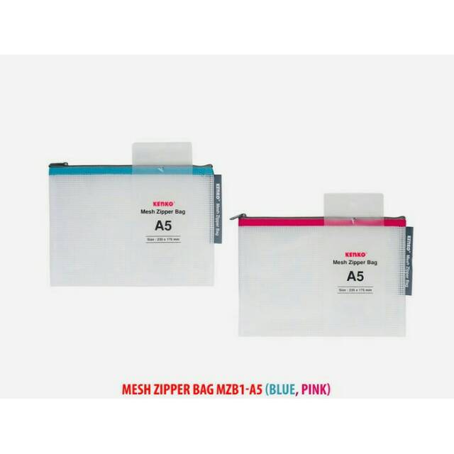 

Kenko Mesh Zipper A5 Bag MZB1 - A5