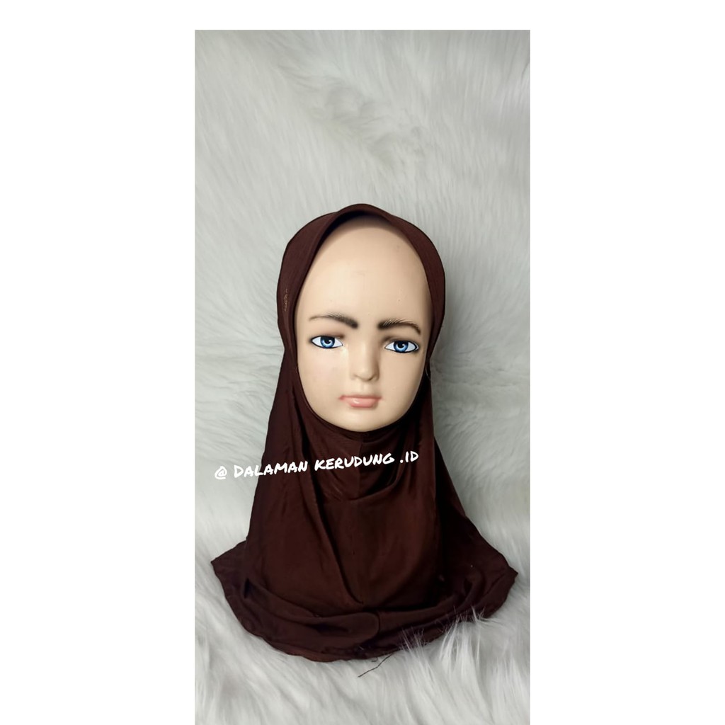 Jilbab Bayi dan Anak Simple Bahan Spandek Jersey