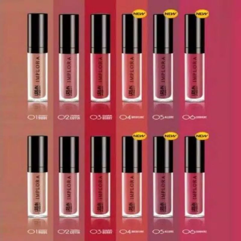 IMPLORA LIP KRIM URBAL LIP CREAM LIPKRIM LIPCREAM IMPLORA MATTE MET LIPSTIK LIP GLOSS IMPLORA URBAN