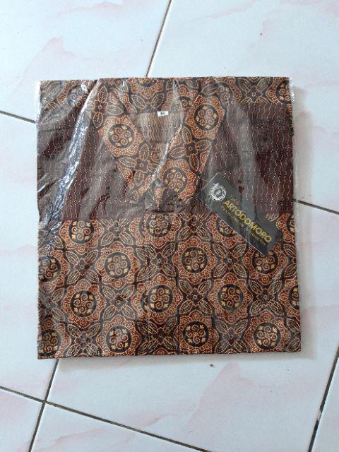 Atasan Batik Dolby Dolbi Dobby Doby Tenun Sutra Tulis Halus Katun Atbm Baron ,motif Mowo
