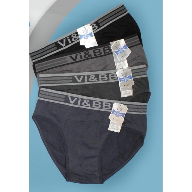 3 pcs  Celana Dalam Pria /Celana Dalam VI&BB  Rajut segitiga