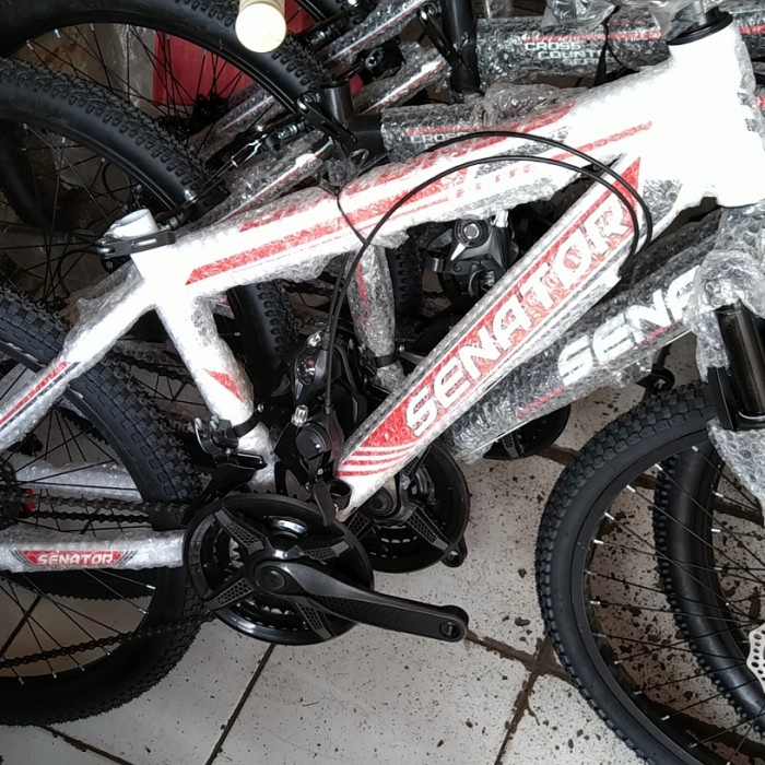 Sepeda Gunung MTB Senator Elite Disc Brake 24inch