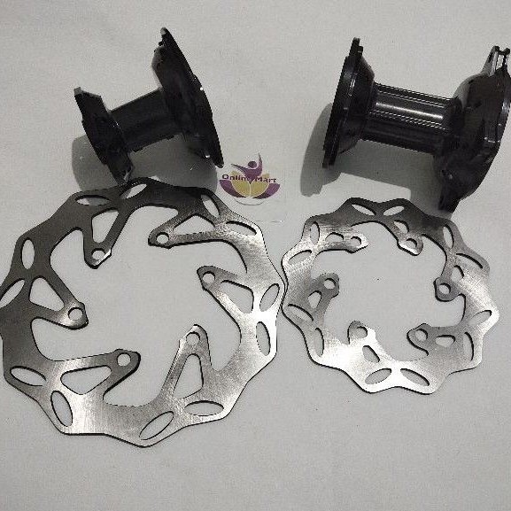 Tromol KLX hole 36 plus piringan depan belakang set klx