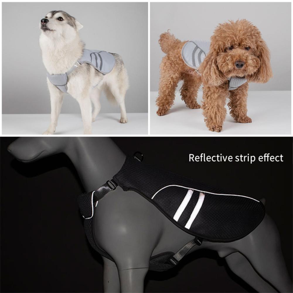 Timekey Rompi Anjing Adjustable Ukuran S-XL Untuk Musim Panas F5O8