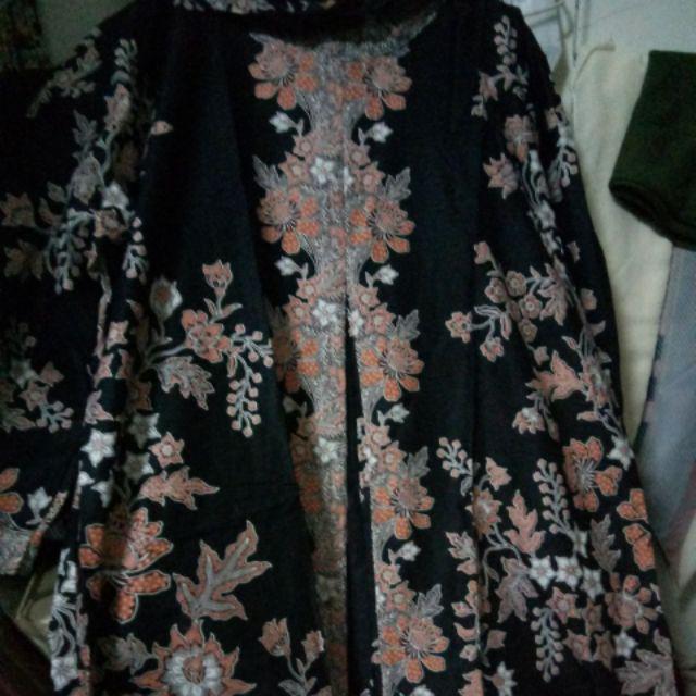 Tunik Cibulan Melati Hitam Solo #7 Batik Wanita Modern Tunic Rit Exclusive Premium Cewek Motif Warna
